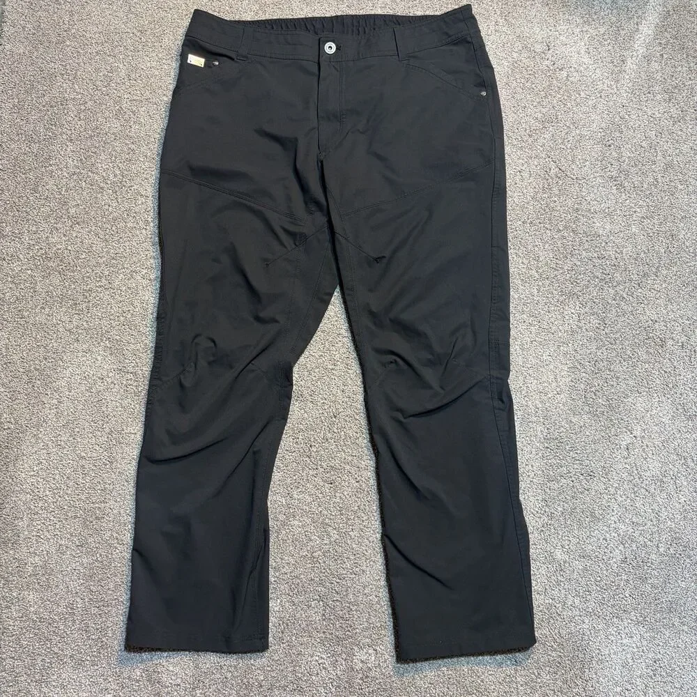 KUHL Silencr Pants Mens 38x30 Black Ripstop Stretch Hiking Trousers 5166 Utility